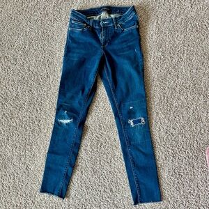 Lucky Brand Women's Dark Blue Skinny Jeans